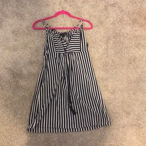 J.Crew Navy and White Casual Dress